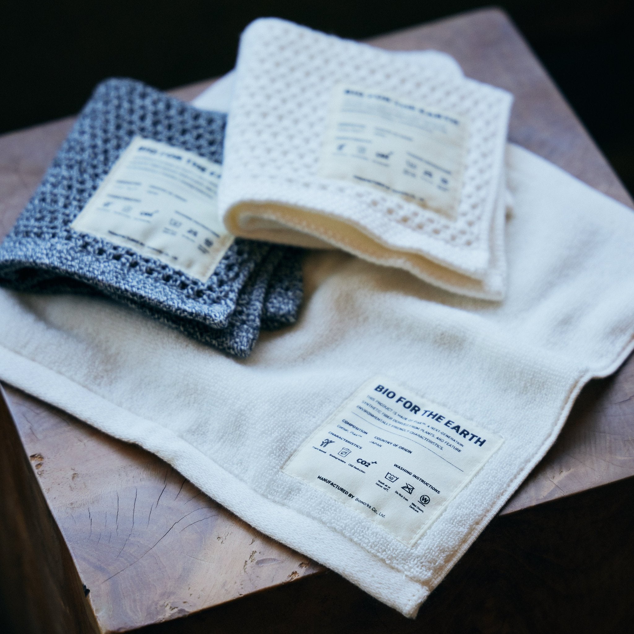 BIO FOR THE EARTH【FUWAFUWA】ハンドタオル – bio ONLINE STORE