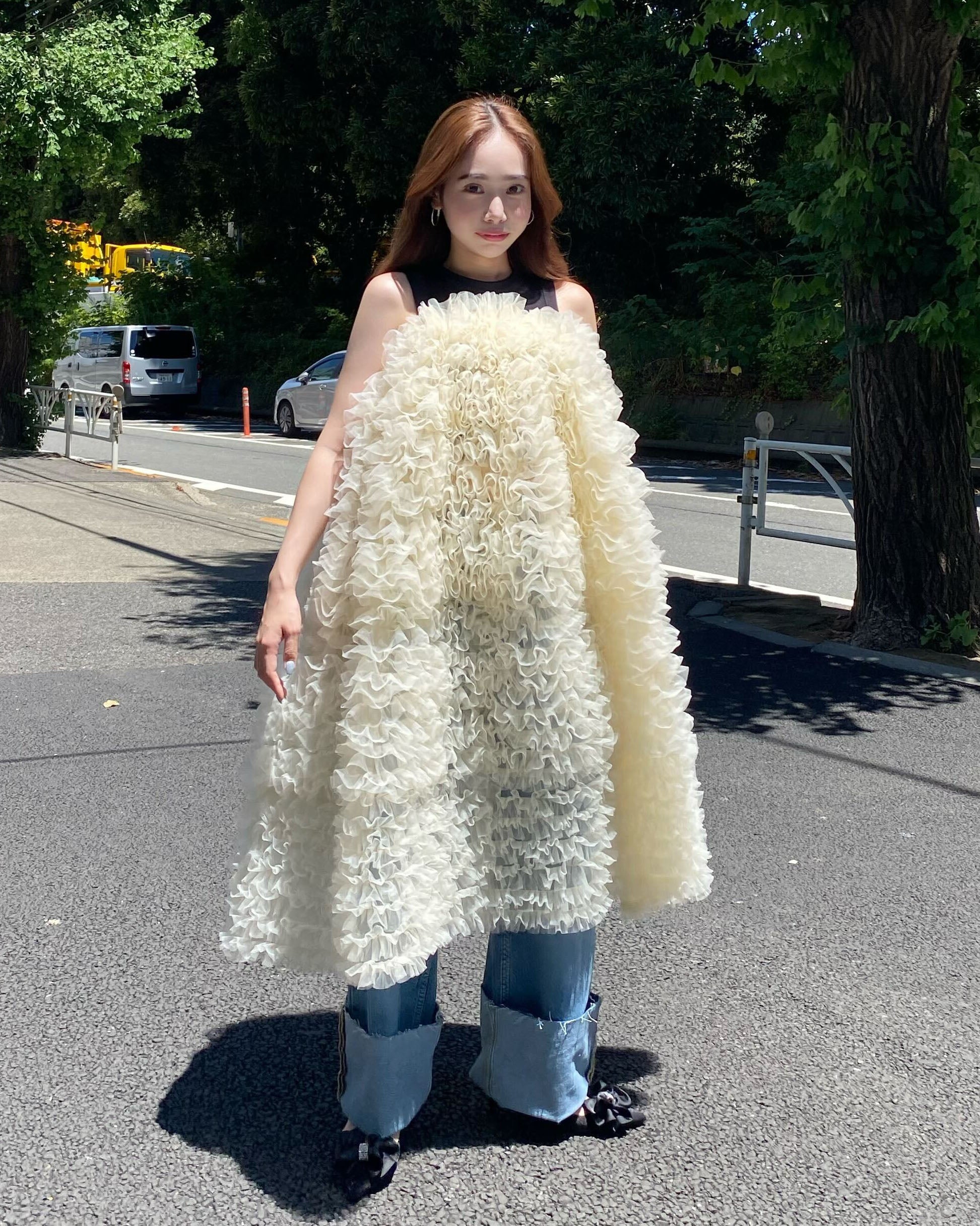 DARLENE SHUSHU SKIRT/157cm/着用サイズF｜Bibiy.