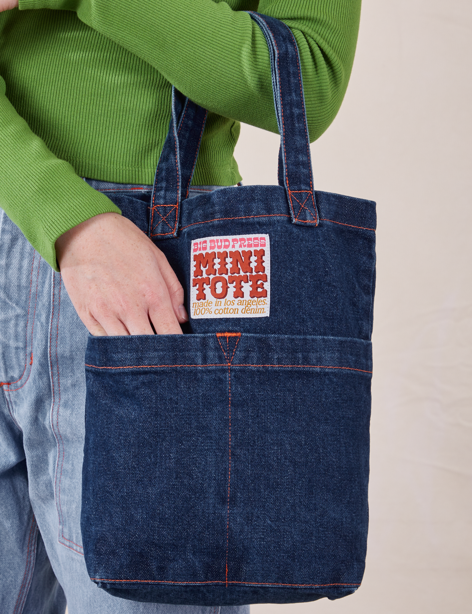 Denim Mini Tote Bags – BIG BUD PRESS