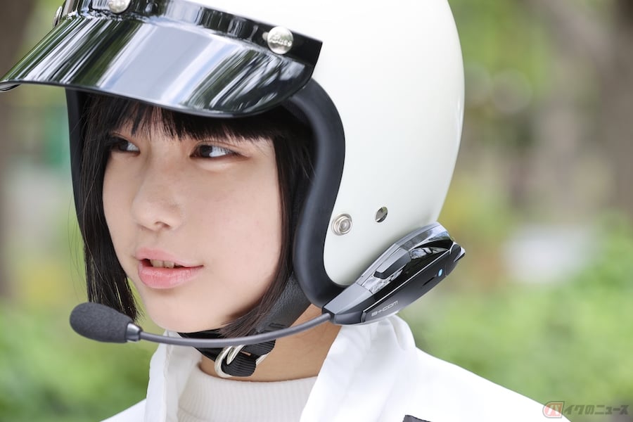 バイク用インカムB+COM（ビーコム）をママライダーが娘とのタンデム