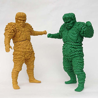 ウェーブ サンダ対ガイラ 完成品 セット（検索:ビリケン ccp エクス