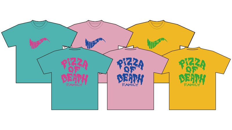 サバシスター PIZZA OF DEATH FAMILY Tシャツ サバシスター PIZZA OF