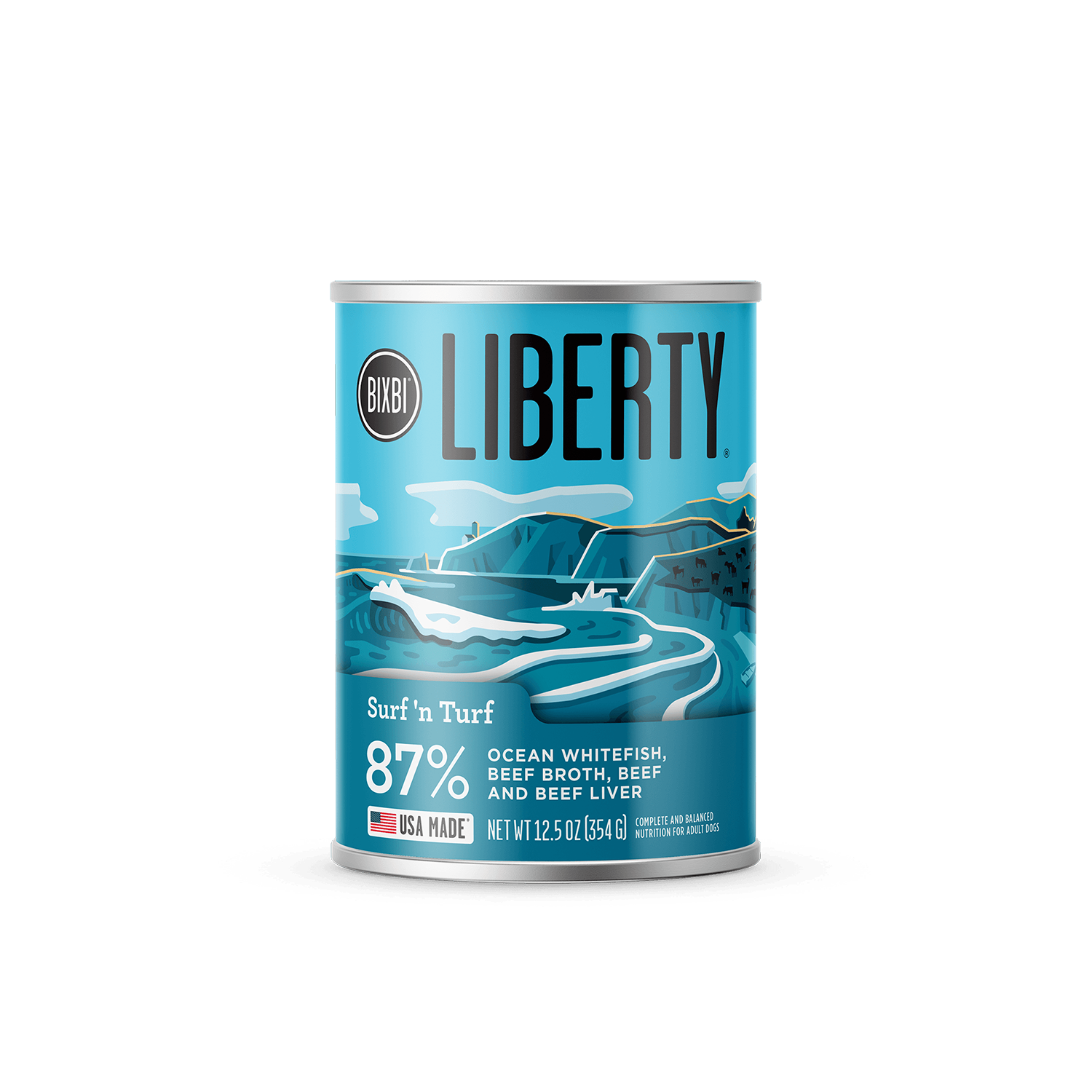 Liberty® Wet Food for Dogs - Surf 'N Turf Paté • BIXBI