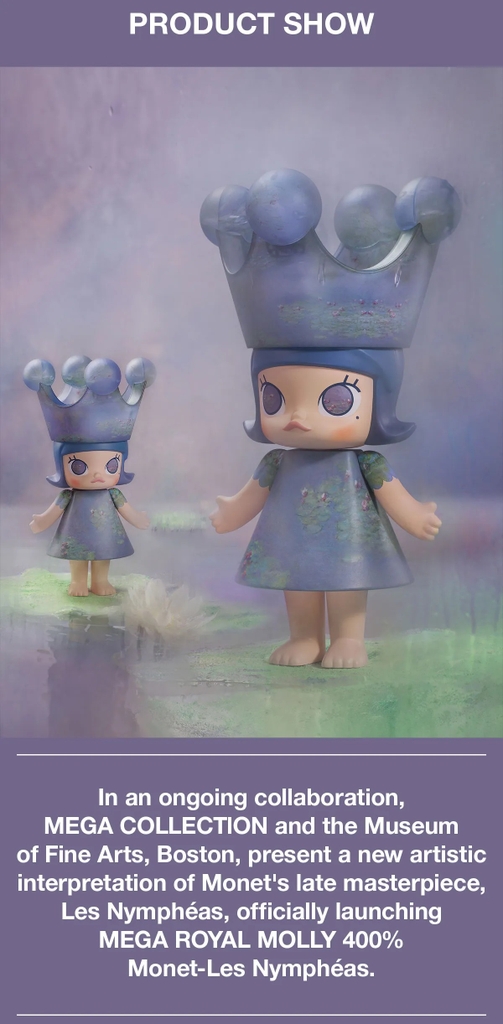 Molly Monet 400 Búp Bê Nghệ Thuật POP MART Độc Đáo, Tinh Tế