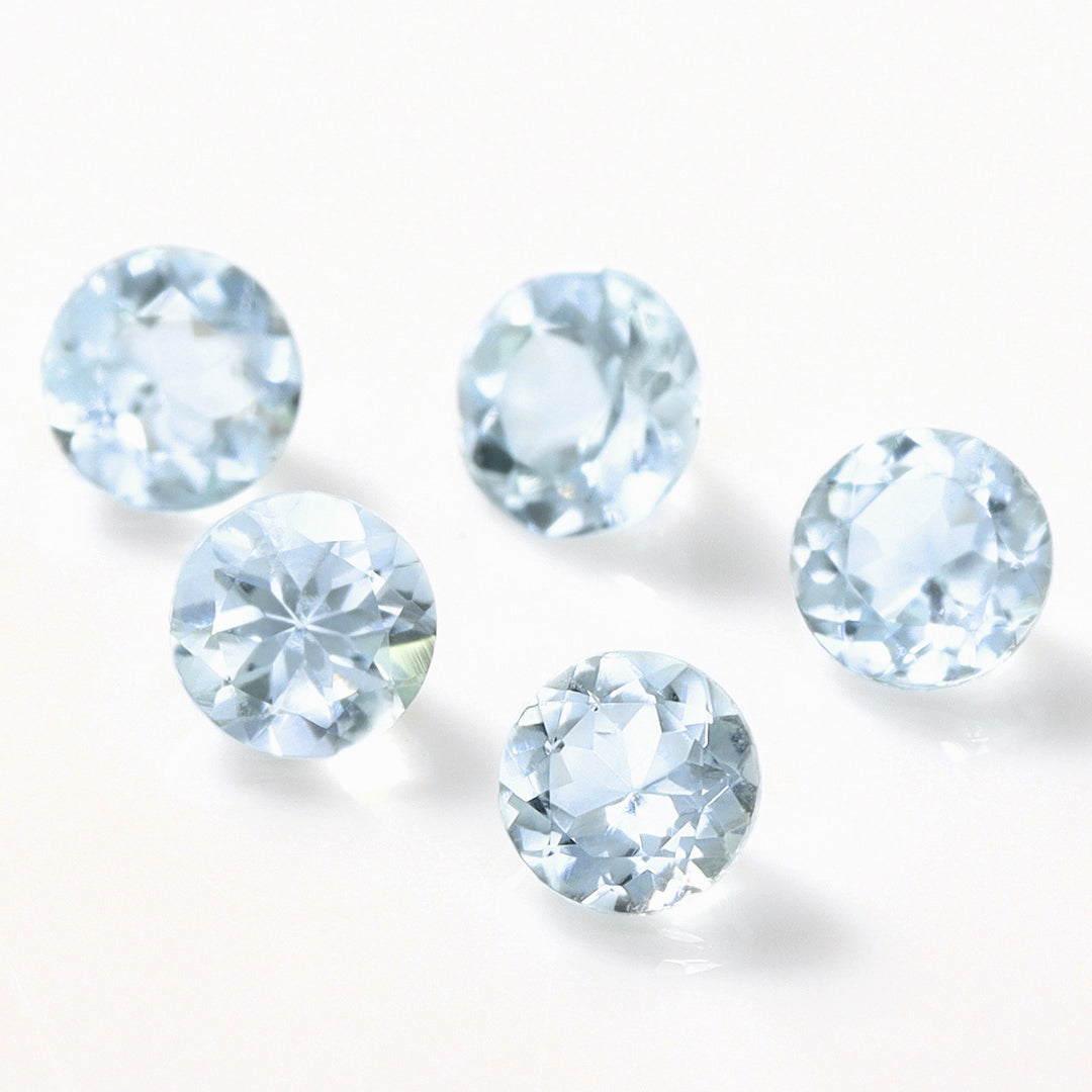 ビズー公式】アクアマリン×ダイヤモンド K18(18金)/K10(10金)/PT