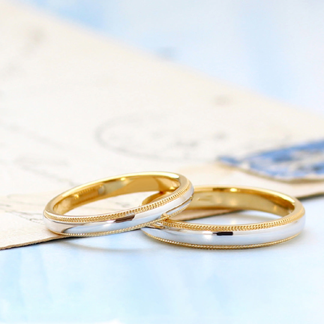 ビズー公式】婚約指輪 エンゲージ プラチナ900 K18 フォルテ