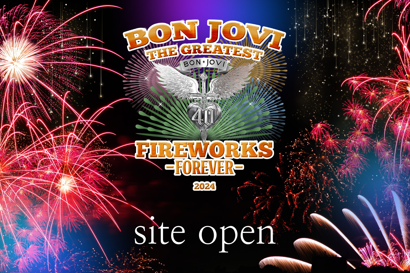 BON JOVIデビュー40周年を日本の花火でお祝い！ – BON JOVI THE