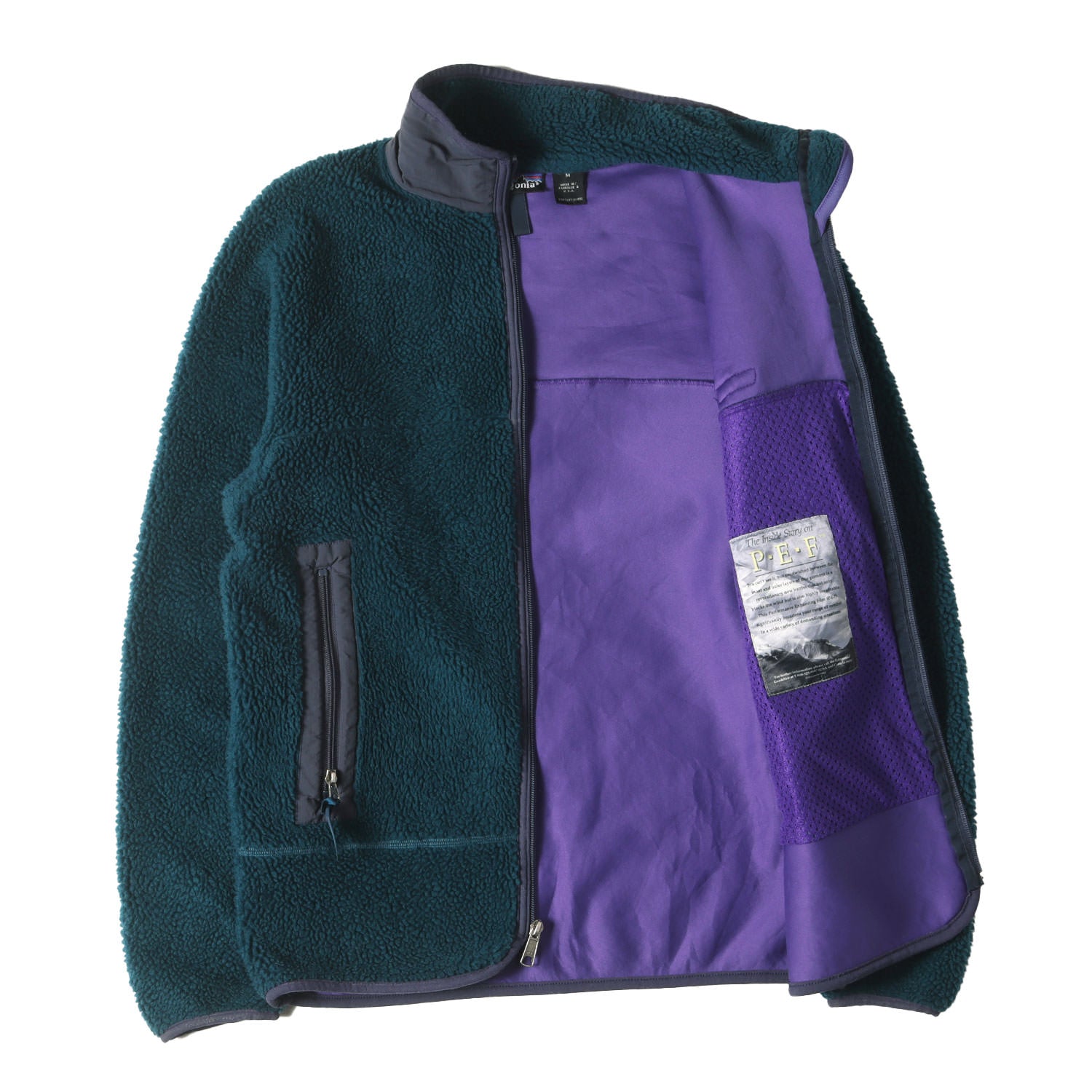 L 希少モカ✨ 90s paragonia スナップT トラヴィス着用 フリース L