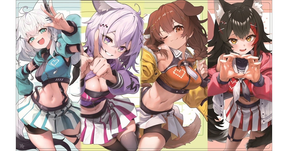 ホロライブゲーマーズ ラバーマット＋スリーブ ホロライブゲーマーズ 6