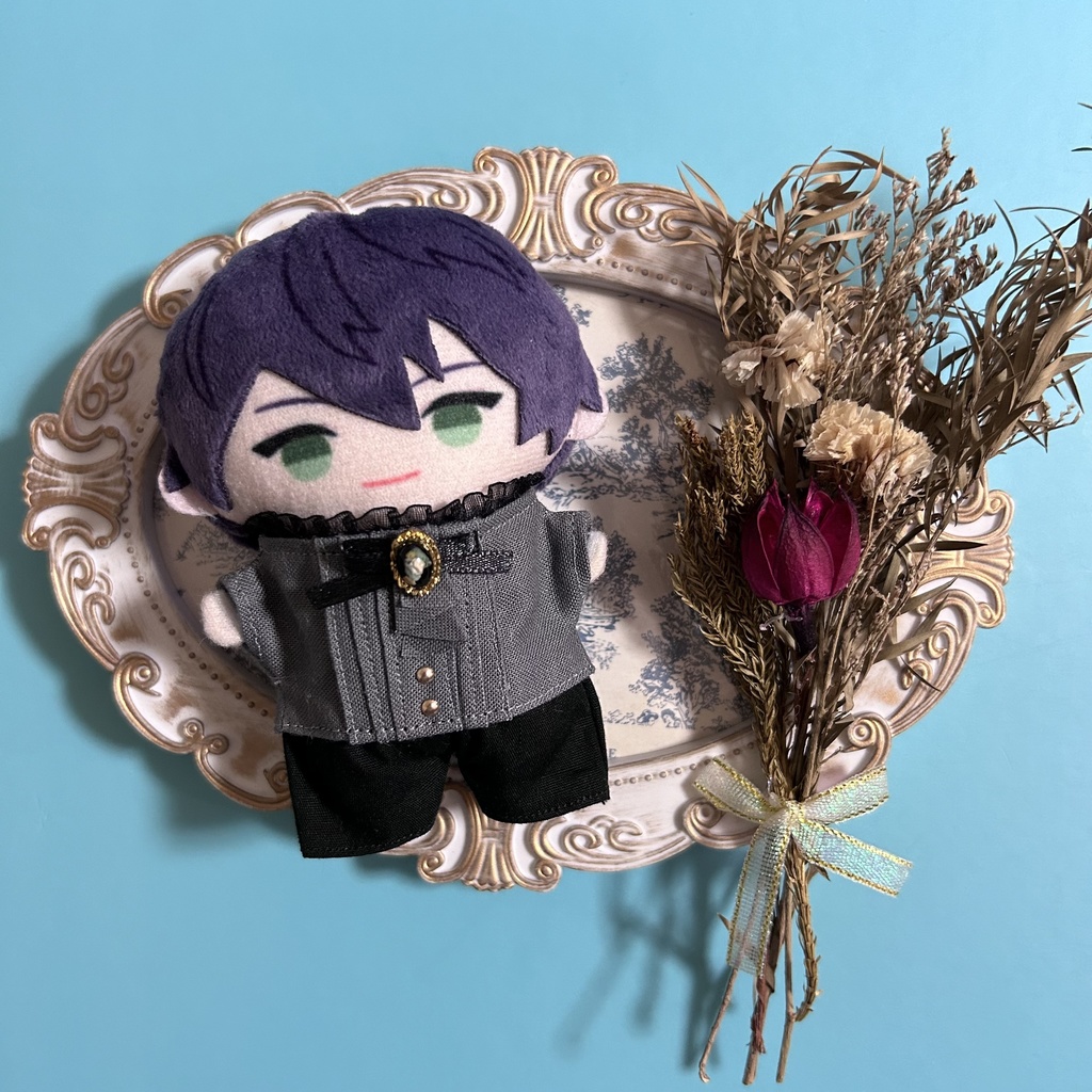 ぬい服 着ぐるみ にじぱぺっと 垂れ耳 紫 ぬい服 着ぐるみ にじ