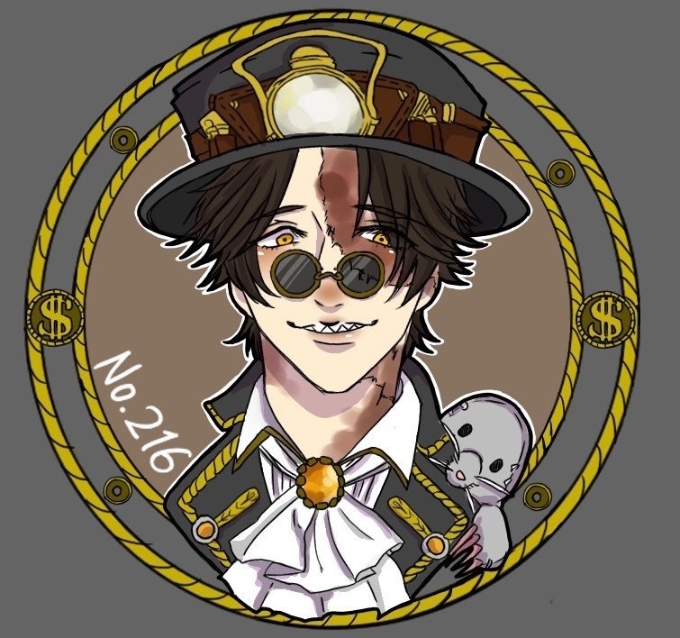 やはぎ】第五人格 探鉱者 ノートン 缶バッジ コミケ サマーダイブ や