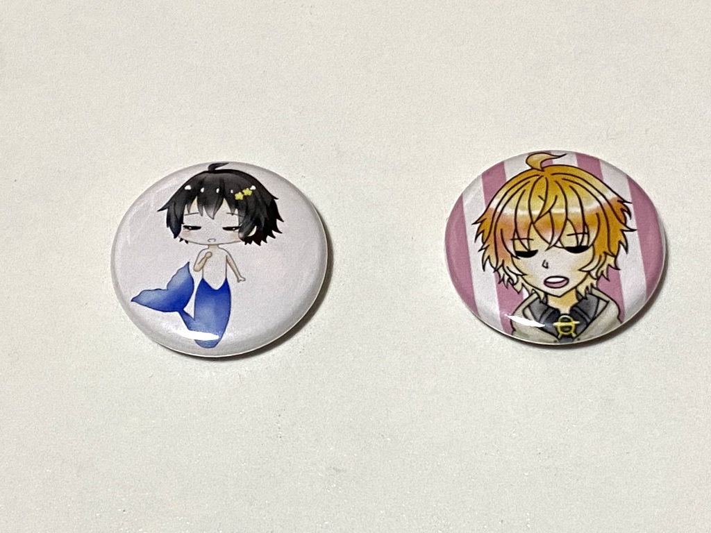 終わりのセラフ】ミカエラ＆優一郎 くじ引き堂 缶バッジ 終わりの