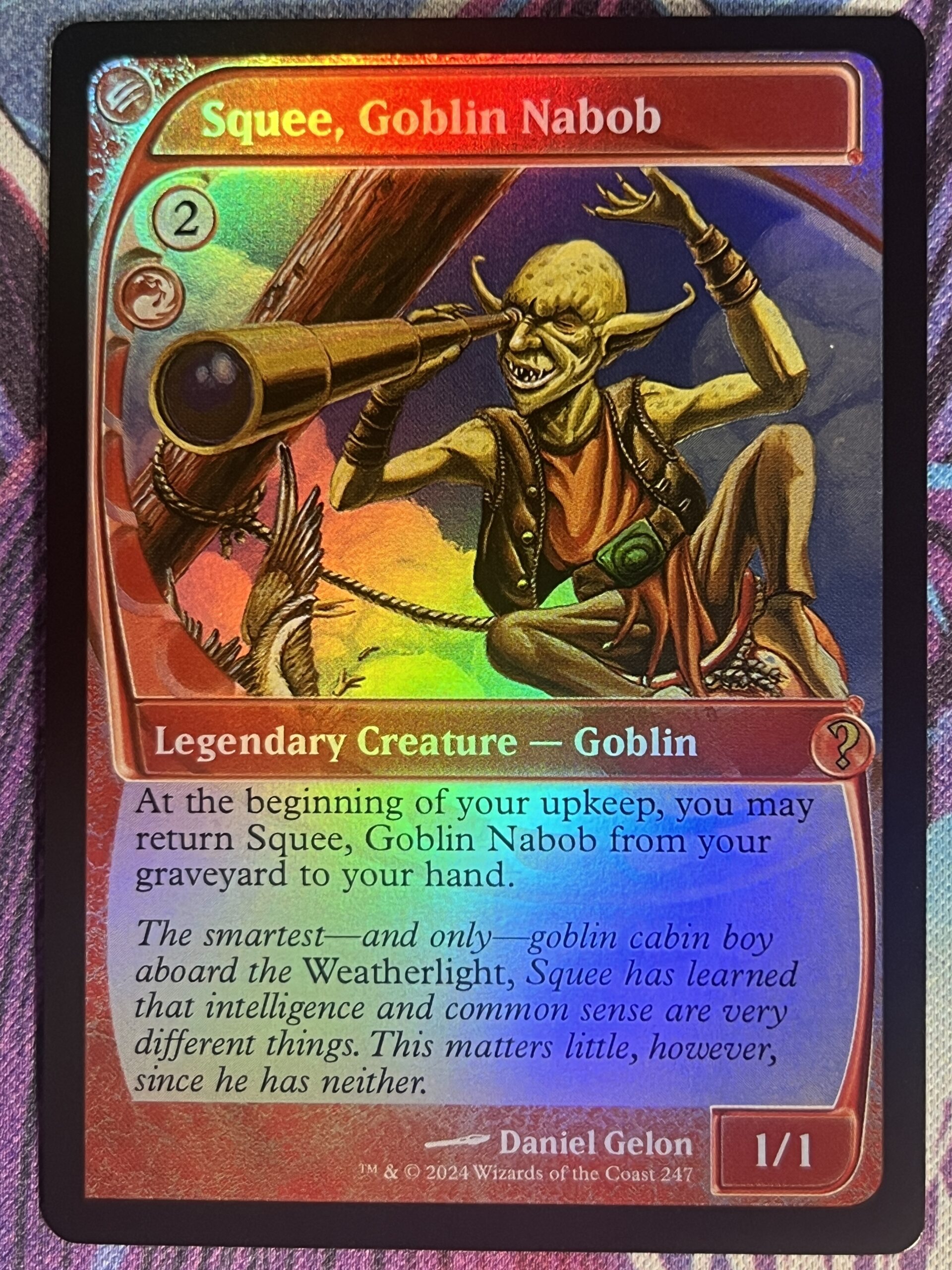foil』Squee Goblin Nabob Squee, Goblin Nabob | Mercadian Masques