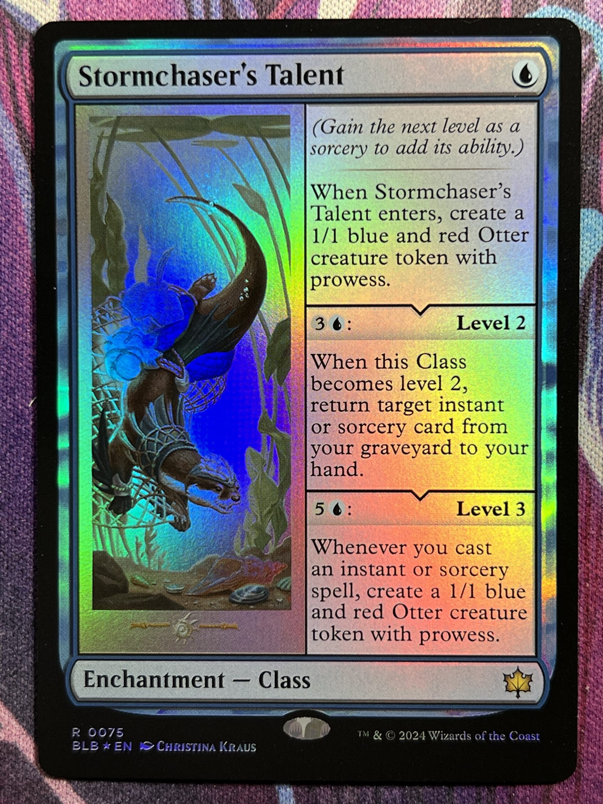 Stormchaser's Talent BLB #75 Foil – Bootleg Mage