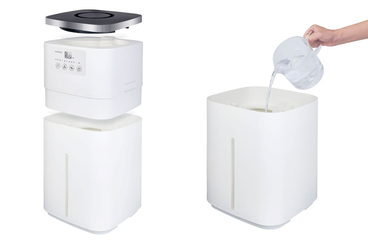 商品情報_スチームファン式加湿器（15L） | 山善の商品情報サイト