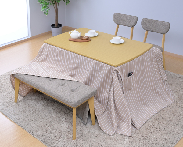 こたつ N-HBK120GL Amazon.co.jp : こたつ テーブル 長方形 105×75cm
