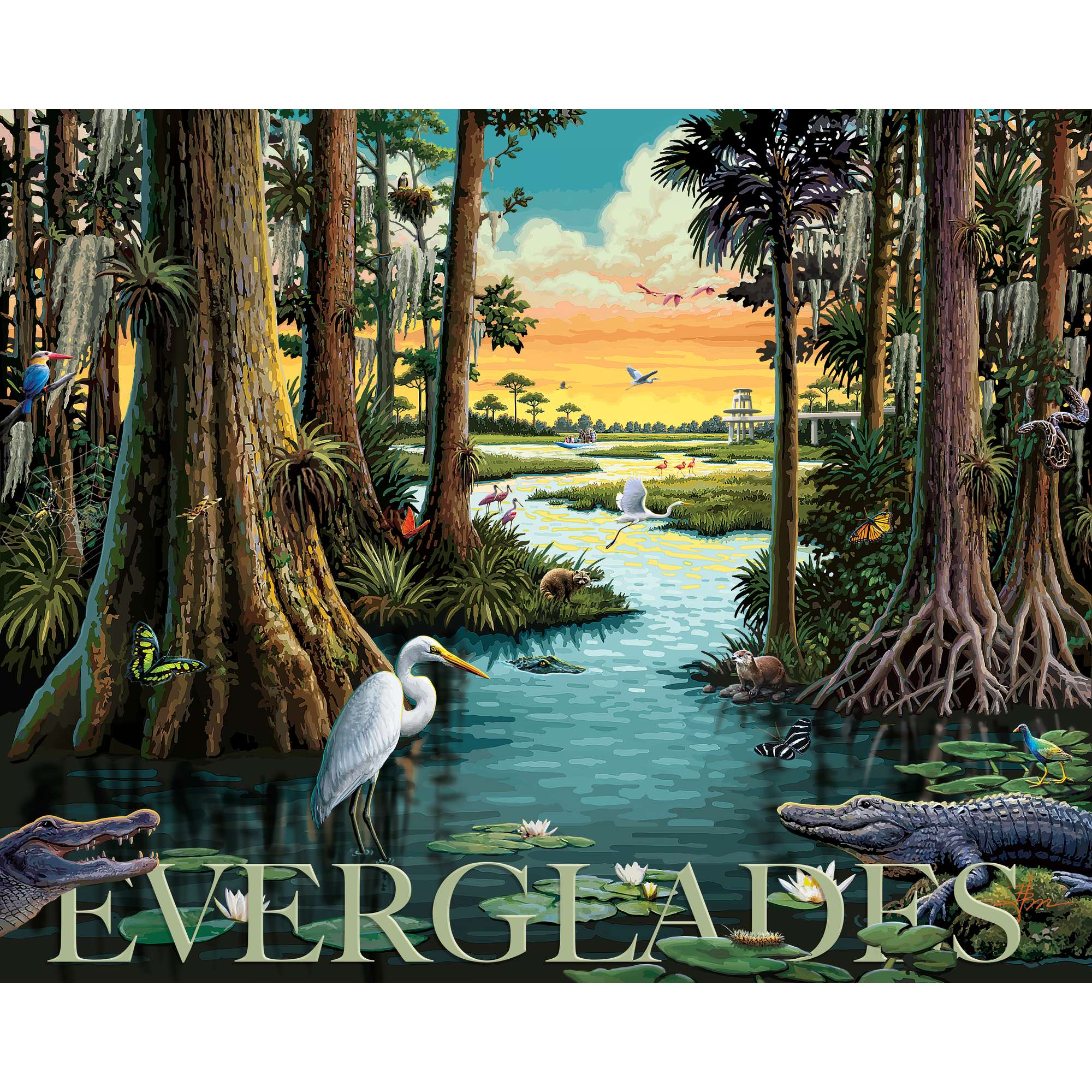 Everglades National Park | 500 Piece Boardwalk Jigsaw Puzzle