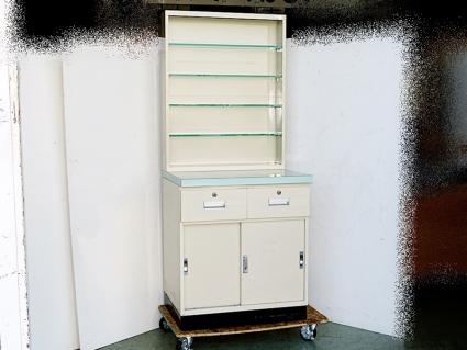 ヤ取終了10/3】≪yt1604ジ≫ TAKAZONO/タカゾノ 調剤棚 調剤台/散剤台