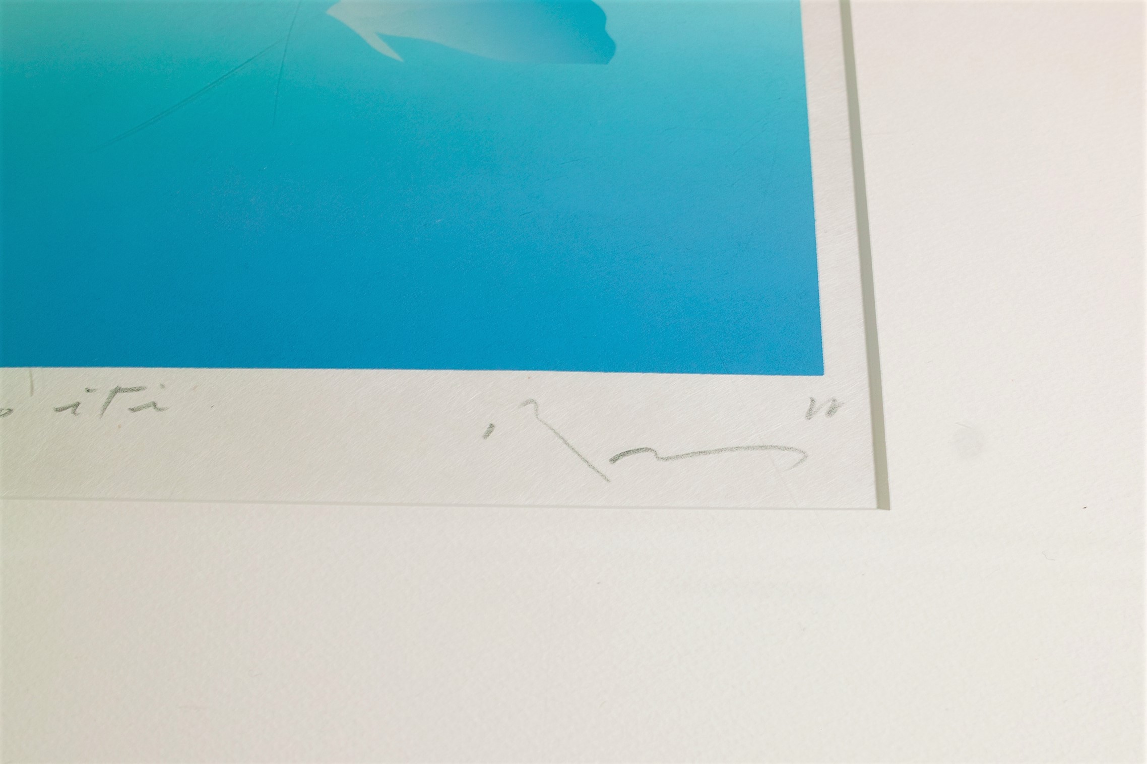 No.6983「シルクスクリーン『青い蝶』：井上公三」SOLD | ボルトナット