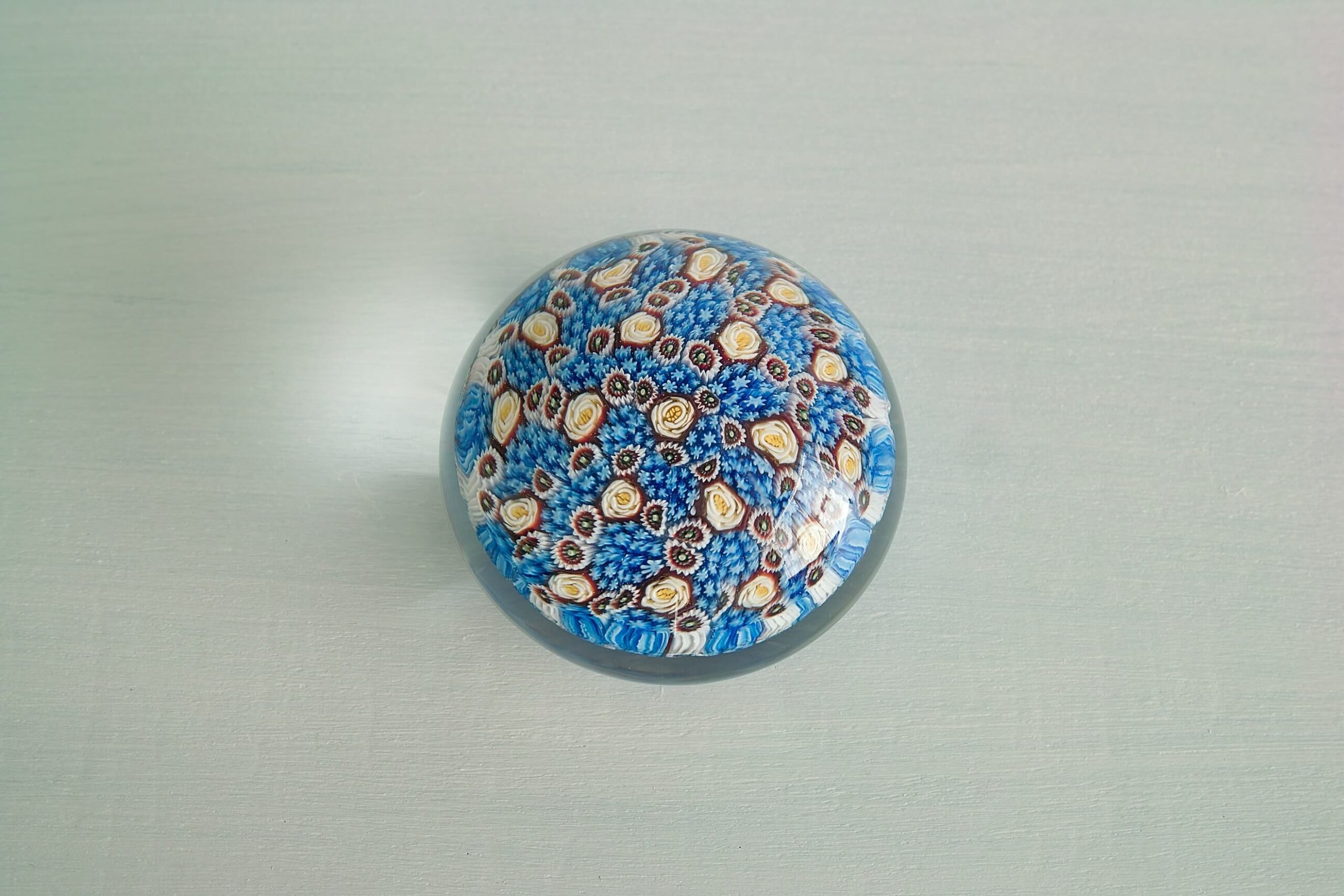 希少】ムラノ ミルフィオリ シェル モチーフ オブジェ ムラーノ|1498