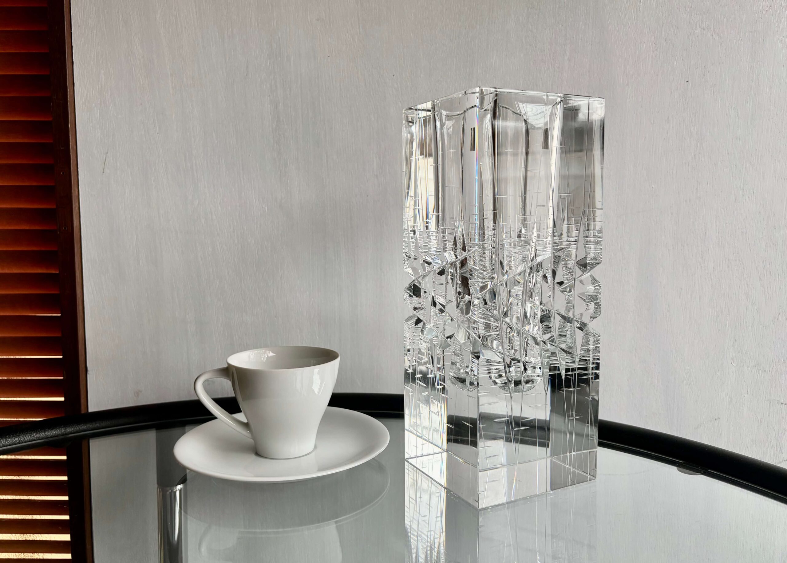 骨董 時代ガラス フィンランド グラッポニア グラス コップ ウラン1客