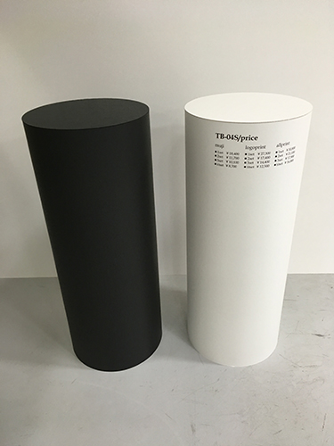 店舗販促EXPO春】展示台(円柱、スリムタイプ)／TB-04S - 展示台