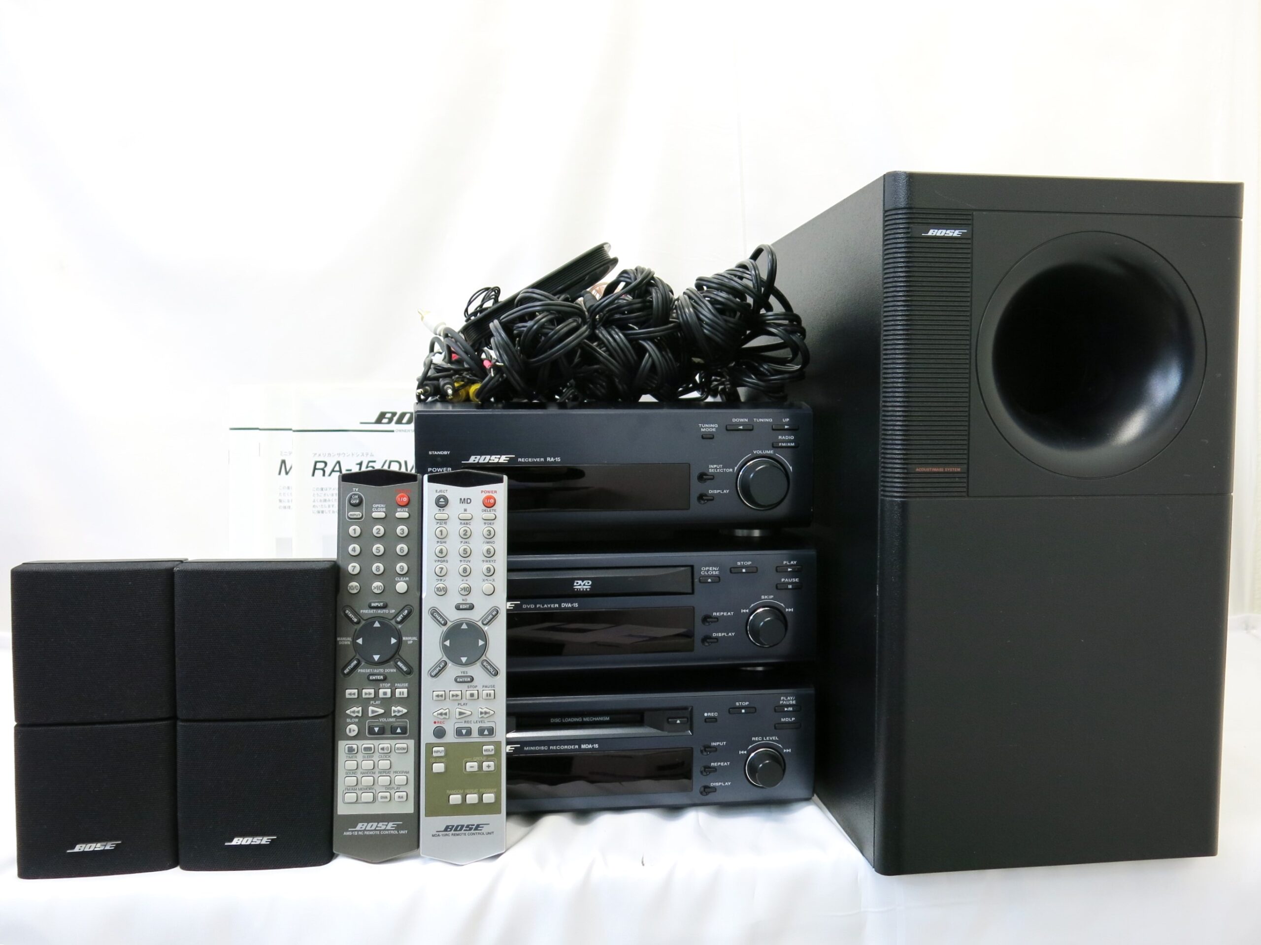 BOSE RA-15/DVA-15/MDA-15 アメリカンサウンドシステム CD/DVD/MD