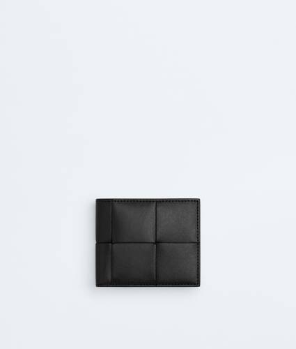 Men's Cassette Bi-Fold Wallet in Black | Bottega Veneta NL