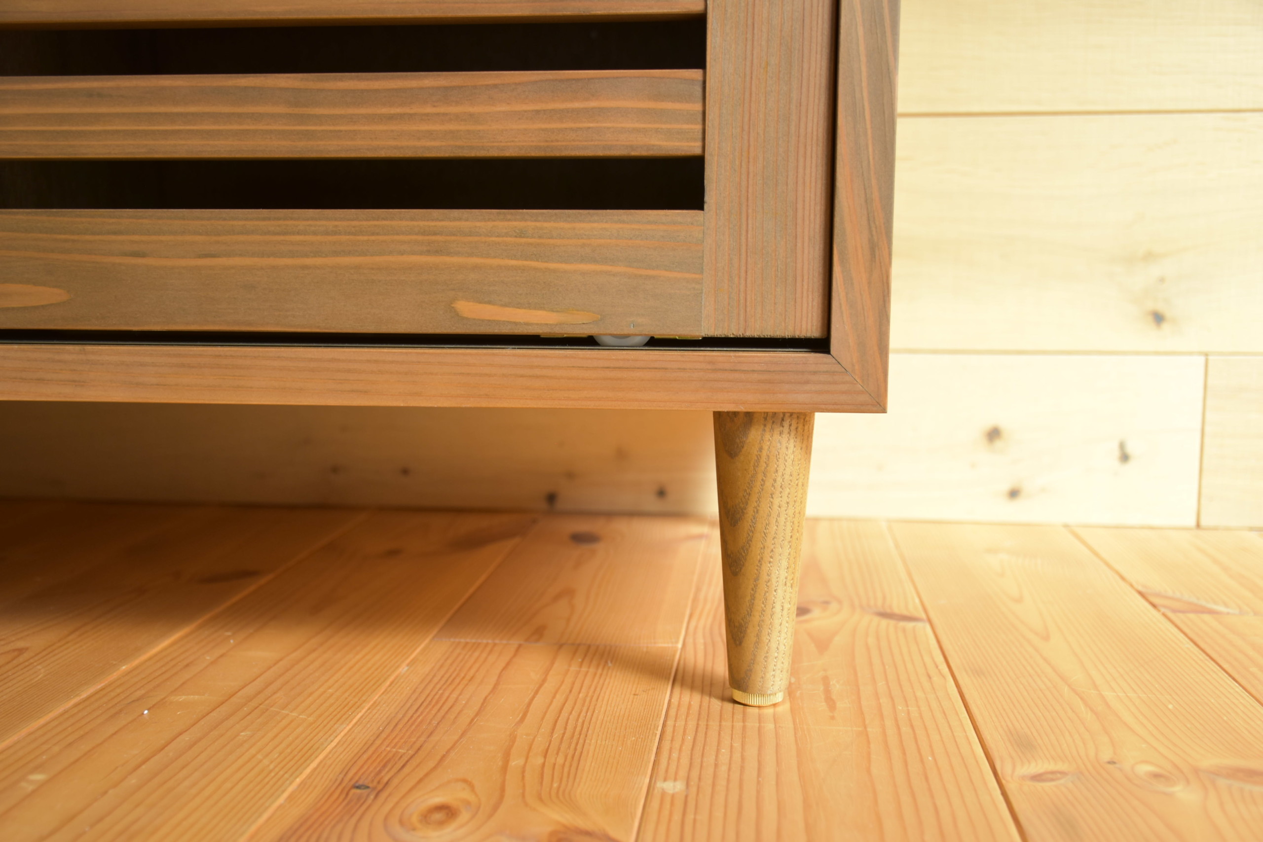 ASKA 格子扉 木製キャビネット 電話台 ASKA 格子扉 木製キャビネット