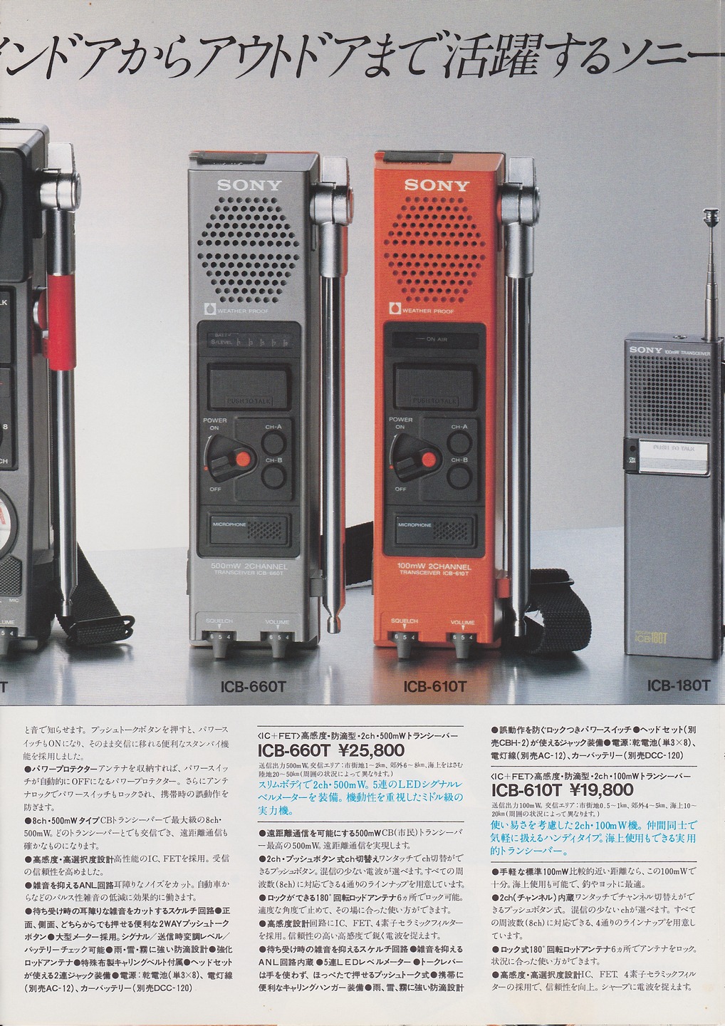 トランシーバー 1983年1月 | ソニー坊やと呼ばれた男