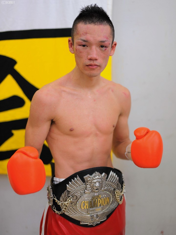 ボクシング ポスター 粟生隆寛vsエリオ・ロハス 下田昭文 2009.7.14