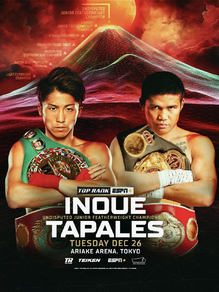 井上 尚弥 vs マーロン タパレス | 世界Sバンタム級4団体王座統一12