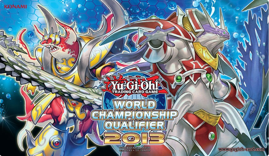 遊戯王 プレイマット WCS WCQ 2013 水精鱗 遊戯王】WCQ2013参加賞