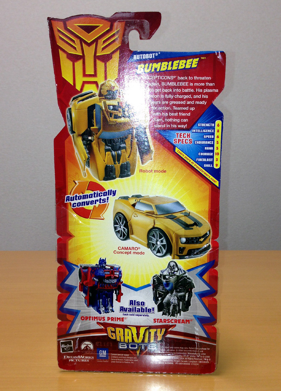 映画 トランスフォーマー リベンジ グラビティボッツ - ～玩具の備忘録～