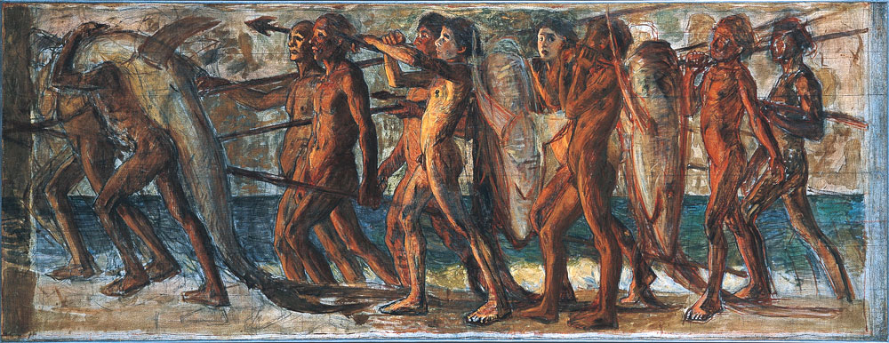 保証書付】 明治天才洋画家☆青木 繁 絵画 - 希少特選作品☆ 絵画 - 絵画