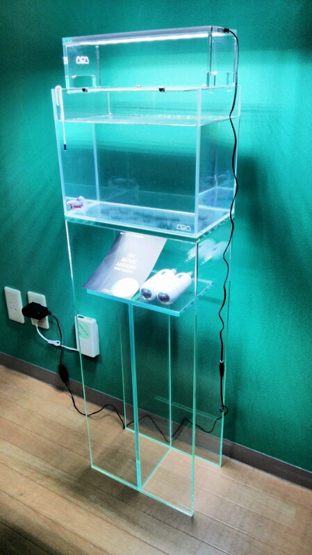 ADA 水槽台 キューブキャビネットクリア