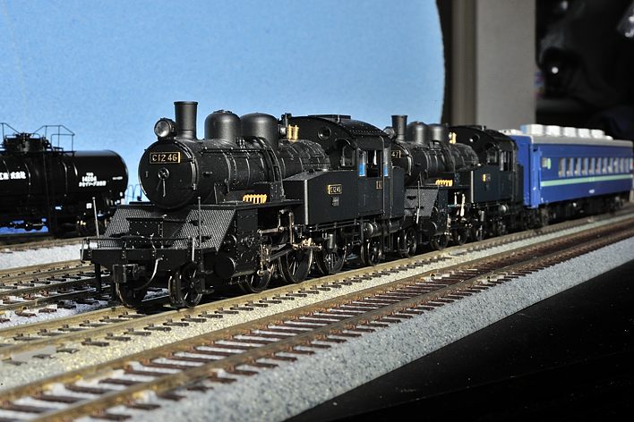 HOゲージ C12形蒸気機関車 長期放置品 ジャンク HOゲージ C12形蒸気