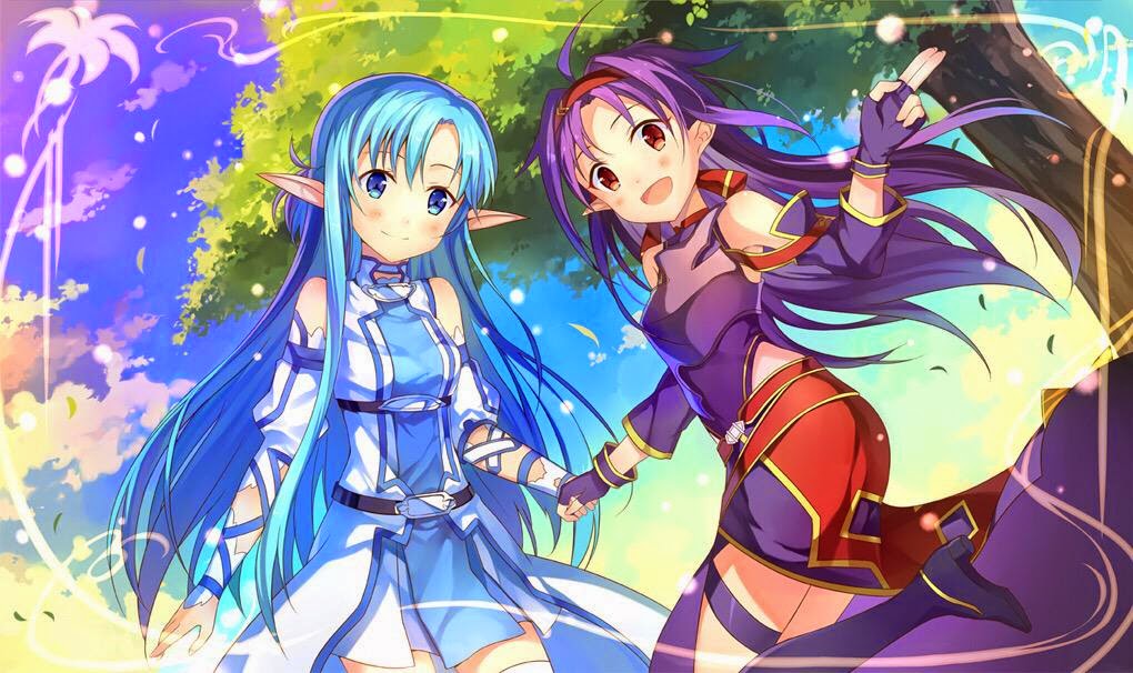 ソードアートオンライン アスナ ユウキ A ぴらるーく プレイマット