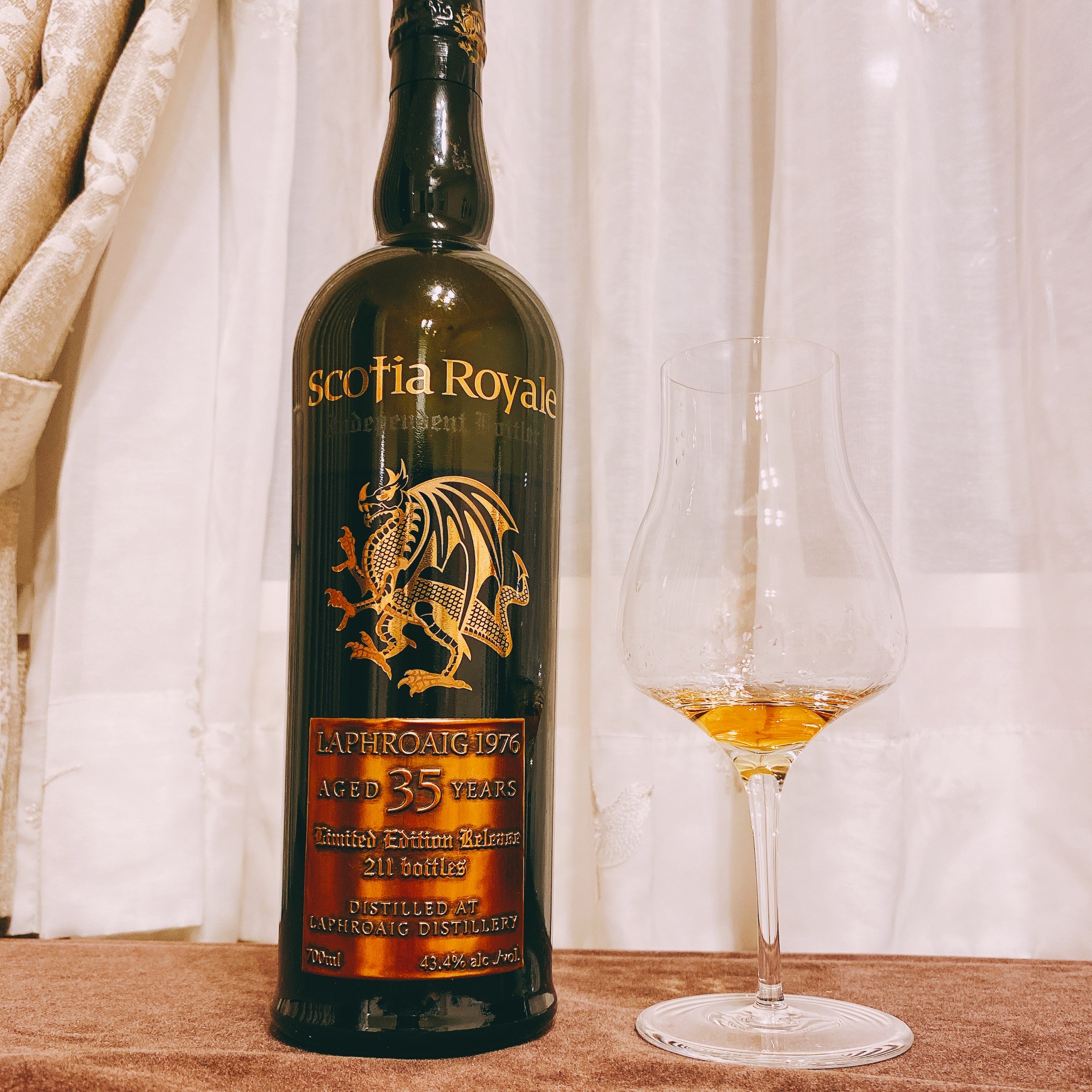 美味酒録 - Laphroaig 1976 35yo SCOTIA ROYALE 43.4% Refill Sherry Cask