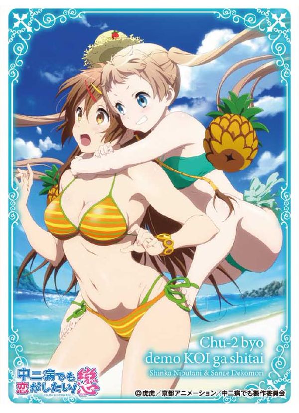 中二病でも恋がしたい スリーブまとめ売り 小鳥遊六花 丹生谷森夏 早苗