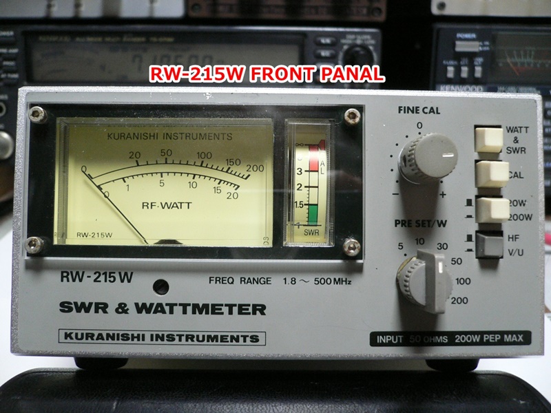 クラニシ SWR計 RW215W 1.8～500M Max200W