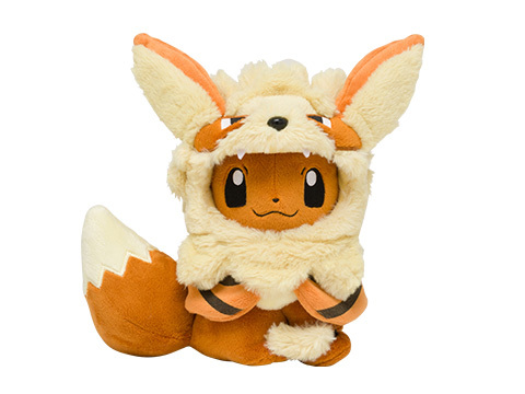 タグ付き！ポケモンセンター 沖縄限定 ウインディポンチョのイーブイ 2