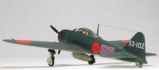 零戦21型”岩本徹三乗機”（SWEET 1/144) - 迷走エアモデリング！