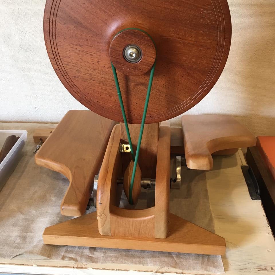 ☆ Rare Vintage Spinning Wheel ・糸車・糸紡ぎ機 ☆