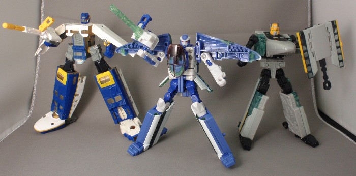 トランスフォーマー カーロボット JRX 三体合体公安官JRX