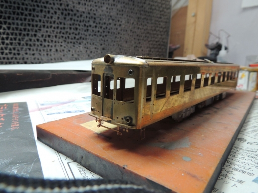 鉄道模型製作販売記 小田急キハ5100＝モデル8＝16番 1/80＝製作①