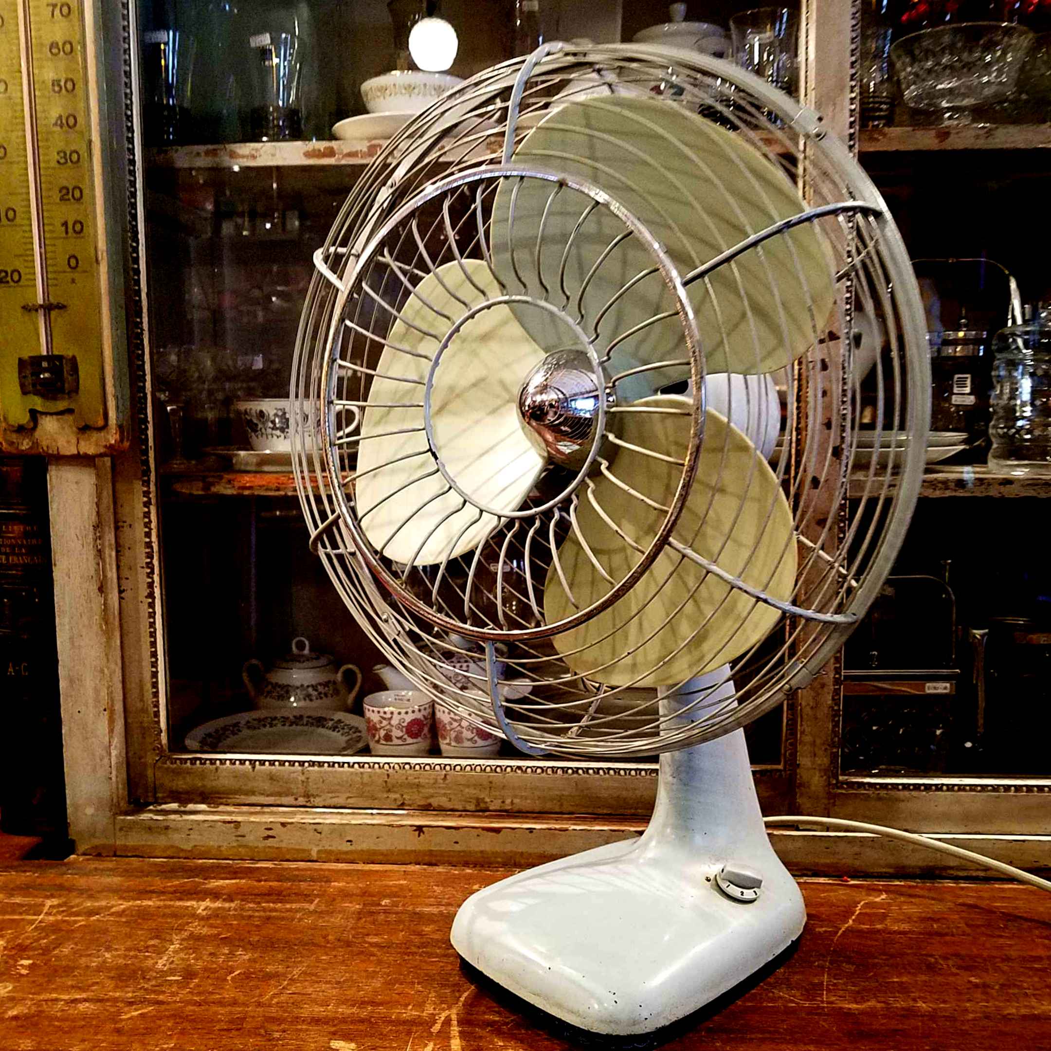 完動品 MITSUBISHI DM-12GD 昭和レトロ 扇風機 ミツビシ 三菱電機