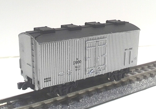 N／TOMY／ナインスケール2軸貨車／レ2900 冷蔵車／黄箱ヴィンテージ