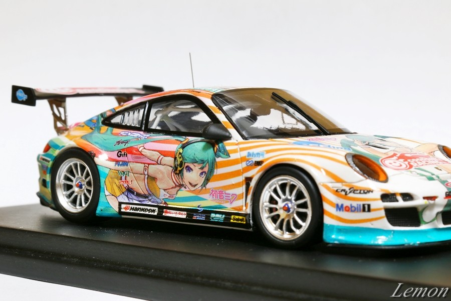 フジミ模型】 1/43 2010 ポルシェ 911 GT3 R グッドスマイルレーシング