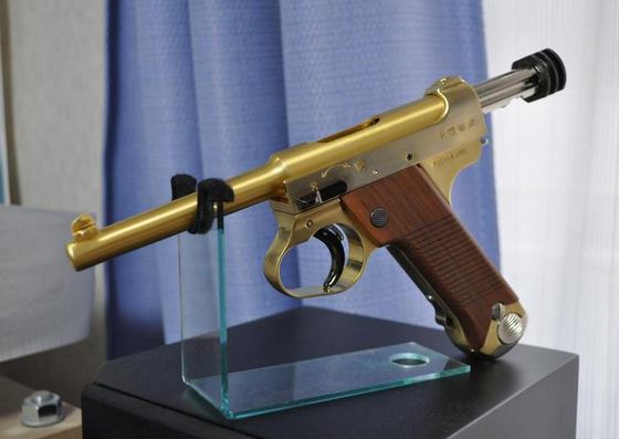 ハドソン 南部14年式 N3 後期型 ウッドグリップ SMG 金属 モデルガン